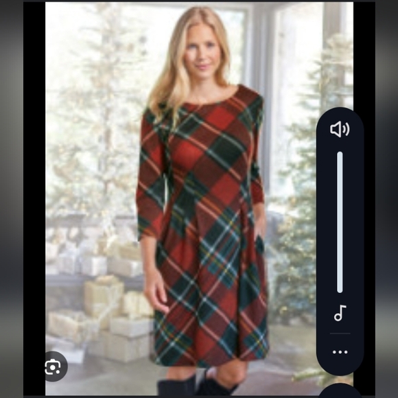 NorthStyle Dresses & Skirts - Plaid A-Line Dress.New Condition.Size 6